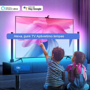 Set de lămpi de iluminare de fundal Smart TV și benzi LED Užsisakykite Trendai.lt 10